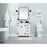 Elegant Grant 32" Single Bathroom Vanity, Natural Oak/Backsplash