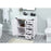 Elegant Kitchen/Bath Grant 32" Single Bathroom Vanity, White