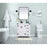Elegant Kitchen/Bath Grant 32" Single Bathroom Vanity, White