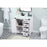 Elegant Grant 32" Single Bathroom Vanity, White/Backsplash
