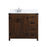 Elegant Grant 36" Single Bathroom Vanity, Espresso/Backsplash - VF90236EX-BS