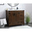 Elegant Grant 36" Single Bathroom Vanity, Espresso/Backsplash