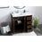 Elegant Grant 36" Single Bathroom Vanity, Espresso/Backsplash