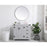 Elegant Grant 36" Single Bathroom Vanity, Espresso/Backsplash