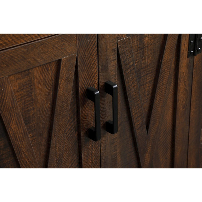 Elegant Grant 36" Single Bathroom Vanity, Espresso/Backsplash