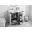 Elegant Kitchen/Bath Grant 36" Bathroom Vanity, Grey