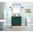 Elegant Kitchen/Bath Grant 36" Single Bathroom Vanity, Green