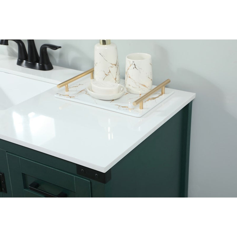 Elegant Kitchen/Bath Grant 36" Single Bathroom Vanity, Green