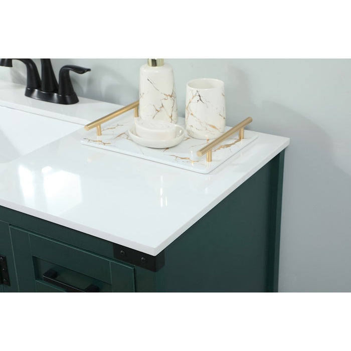 Elegant Kitchen/Bath Grant 36" Single Bathroom Vanity, Green