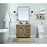 Elegant Grant 36" Single Bathroom Vanity, Green/Backsplash