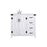 Elegant Kitchen/Bath Grant 36" Bathroom Vanity, White - VF90236WH