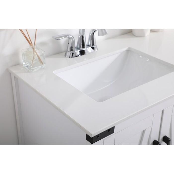 Elegant Kitchen/Bath Grant 36" Bathroom Vanity, White