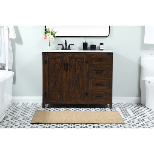Elegant Kitchen/Bath Grant 42" Single Bathroom Vanity, Expresso