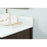 Elegant Grant 42" Single Bathroom Vanity, Expresso/Backsplash