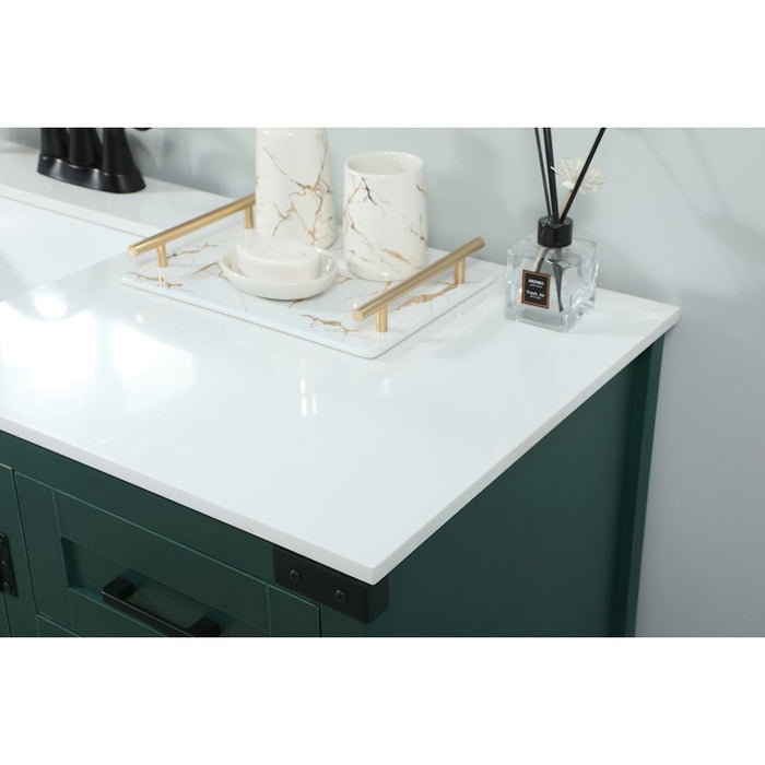 Elegant Kitchen/Bath Grant 42" Single Bathroom Vanity, Green