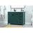 Elegant Grant 42" Single Bathroom Vanity, Green/Backsplash