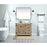Elegant Grant 42" Single Bathroom Vanity, Green/Backsplash