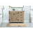 Elegant Kitchen/Bath Grant 42" Single Bathroom Vanity, Natural Oak
