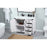 Elegant Kitchen/Bath Grant 42" Single Bathroom Vanity, White
