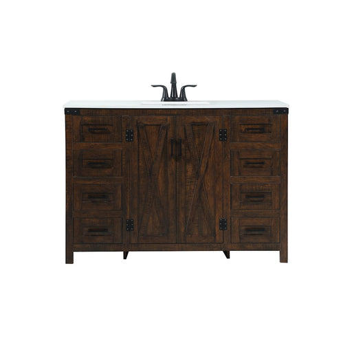 Elegant Kitchen/Bath Grant 48" Single Bathroom Vanity, Expresso - VF90248EX