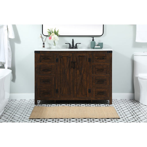 Elegant Kitchen/Bath Grant 48" Single Bathroom Vanity, Expresso