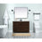 Elegant Kitchen/Bath Grant 48" Single Bathroom Vanity, Expresso