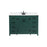 Elegant Grant 48" Single Bathroom Vanity, Green/Backsplash - VF90248MGN-BS