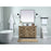 Elegant Kitchen/Bath Grant 48" Single Bathroom Vanity, Natural Oak