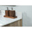 Elegant Grant 48" Single Bathroom Vanity, Natural Oak/Backsplash