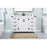 Elegant Kitchen/Bath Grant 48" Single Bathroom Vanity, White