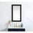 Elegant Decor Aqua Vanity Mirror 18X32", Black