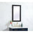 Elegant Decor Aqua Vanity Mirror 18X32", Black