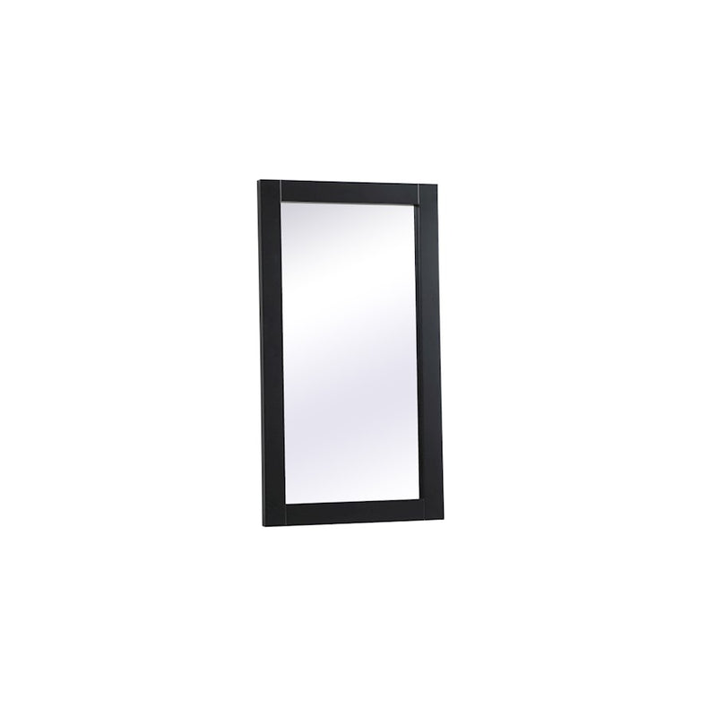 Elegant Decor Aqua Vanity Mirror 18X32", Black