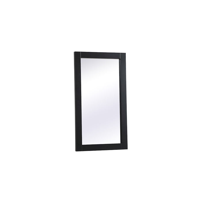 Elegant Decor Aqua Vanity Mirror 18X32", Black