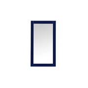 Elegant Decor Aqua Vanity Mirror 18X32", Blue - VM21832BL