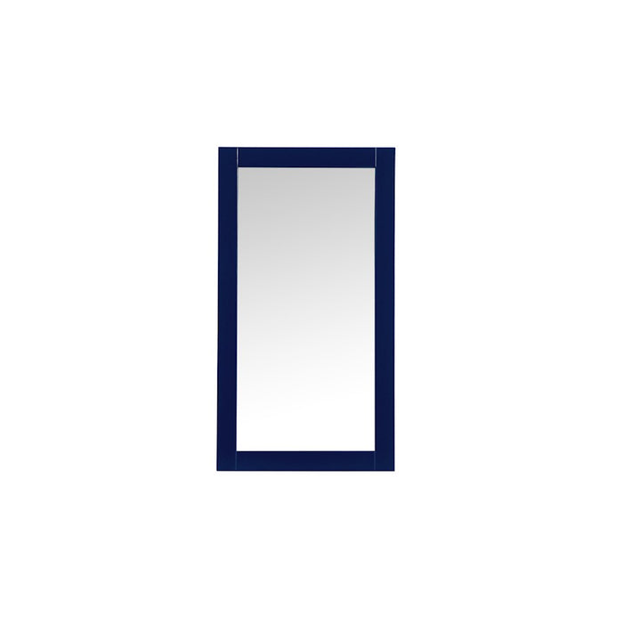 Elegant Decor Aqua Vanity Mirror 18X32", Blue - VM21832BL