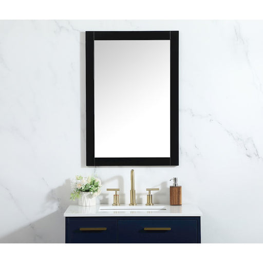 Elegant Decor Cole Vanity Mirror 22X32", Black