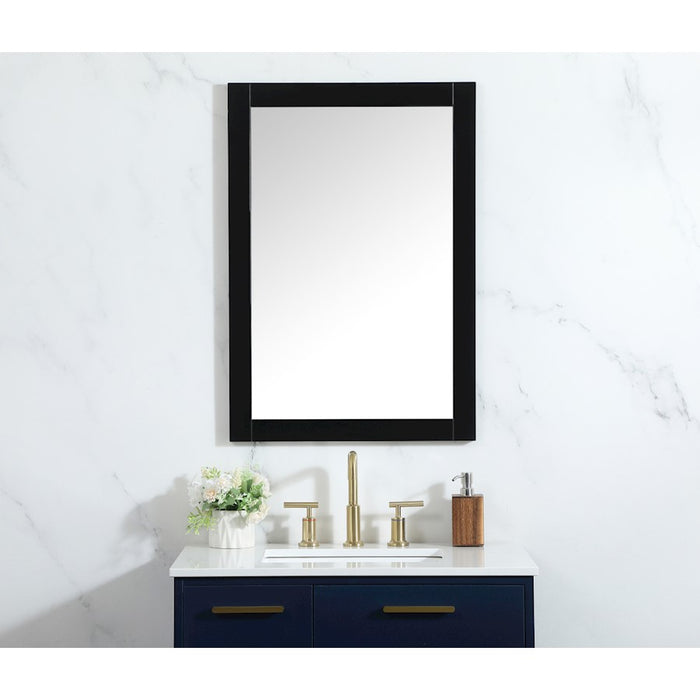 Elegant Decor Cole Vanity Mirror 22X32", Black