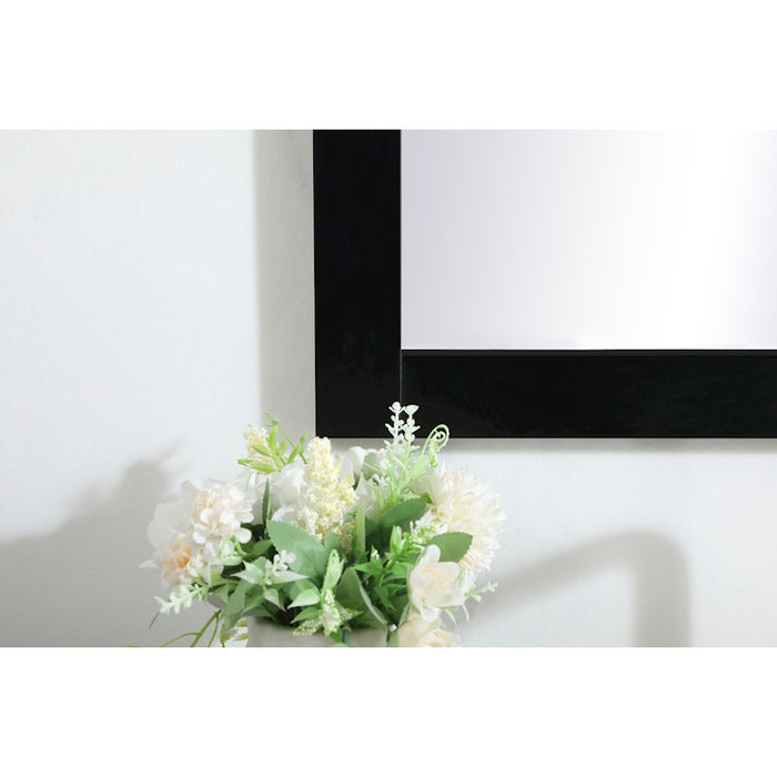 Elegant Decor Cole Vanity Mirror 22X32", Black