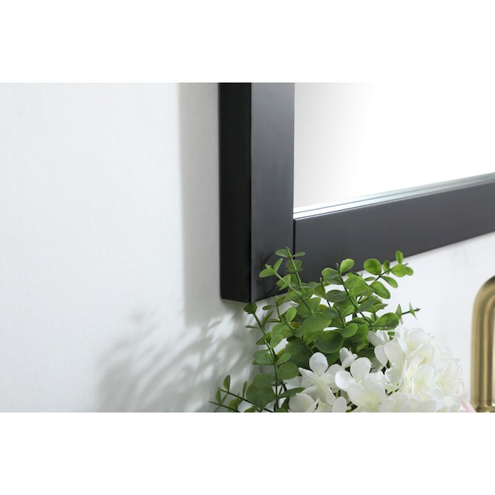 Elegant Decor Cole Vanity Mirror 22X32", Black