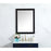 Elegant Decor Aqua Vanity Mirror 24X32", Black