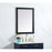 Elegant Decor Aqua Vanity Mirror 24X32", Black