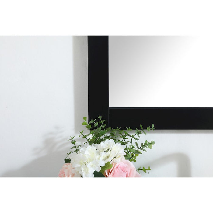 Elegant Decor Aqua Vanity Mirror 24X32", Black