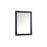 Elegant Decor Aqua Vanity Mirror 24X32", Black