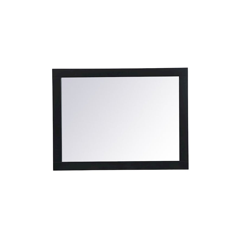 Elegant Decor Aqua Vanity Mirror 24X32", Black