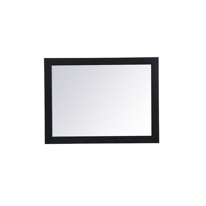 Elegant Decor Aqua Vanity Mirror 24X32", Black
