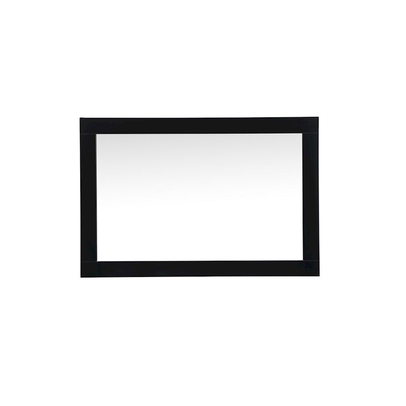 Elegant Decor Aqua Vanity Mirror 24X36", Black