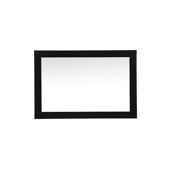 Elegant Decor Aqua Vanity Mirror 24X36", Black