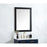 Elegant Decor Aqua Vanity Mirror 27X36", Black