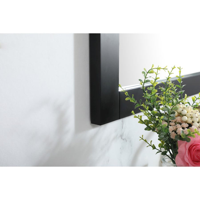 Elegant Decor Aqua Vanity Mirror 27X36", Black